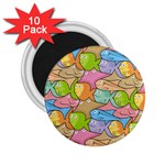 Fishes Cartoon 2.25  Magnets (10 pack) 