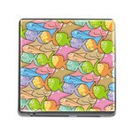 Fishes Cartoon Memory Card Reader (Square)