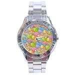 Fishes Cartoon Stainless Steel Analogue Watch