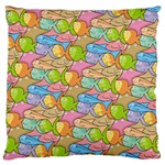 Fishes Cartoon Large Cushion Case (Two Sides)