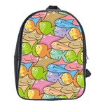 Fishes Cartoon School Bags (XL) 