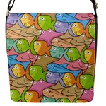 Fishes Cartoon Flap Messenger Bag (S)