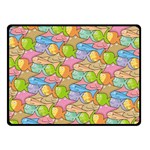Fishes Cartoon Double Sided Fleece Blanket (Small) 