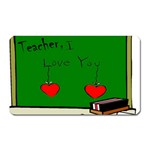 Teacher I Love You Magnet (Rectangular)