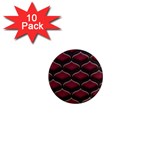 Ogee Berry Tufted Vintage 1  Mini Magnet (10 pack) 