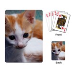 Cute Kitten Playing Cards Single Design