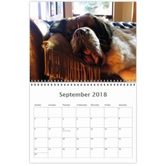 Claude 18 month calendar 2017 Sep 2018