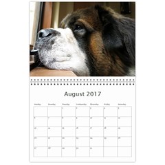 Claude 18 month calendar 2017 Aug 2017