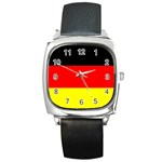 Germany Flag Square Metal Watch