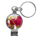 Beautiful Tulips Floral Nail Clippers Key Chain