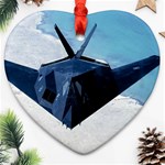 F-117 Nighthawk 2 Ornament (Heart)