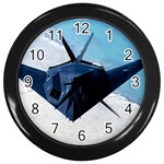 F-117 Nighthawk 2 Wall Clock (Black)