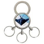 F-117 Nighthawk 2 3-Ring Key Chain