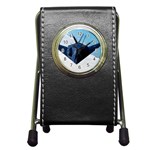 F-117 Nighthawk 2 Pen Holder Desk Clock