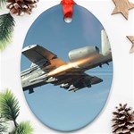 A-10 Thunderbolt II Ornament (Oval)