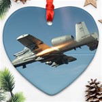 A-10 Thunderbolt II Ornament (Heart)