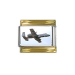 A-10 Thunderbolt II  C-model Gold Trim Italian Charm (9mm)