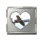 A-10 Thunderbolt II  C-model Mega Link Heart Italian Charm (18mm)