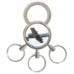 A-10 Thunderbolt II  C-model 3-Ring Key Chain