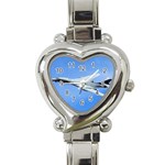 B-1B Lancer 2 Heart Italian Charm Watch