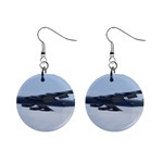 B-52 Stratofortress 1  Button Earrings