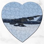 B-52 Stratofortress Jigsaw Puzzle (Heart)