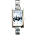 F-15E Strike Eagle Rectangular Italian Charm Watch