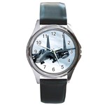 F-15E Strike Eagle Round Metal Watch