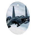 F-15E Strike Eagle Ornament (Oval)