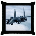 F-15E Strike Eagle Throw Pillow Case (Black)