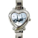 F-15E Strike Eagle Heart Italian Charm Watch