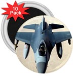 F-16 Fighting Falcon 3  Magnet (10 pack)