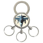 F-16 Fighting Falcon 3-Ring Key Chain