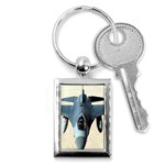 F-16 Fighting Falcon Key Chain (Rectangle)