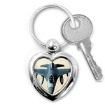 F-16 Fighting Falcon Key Chain (Heart)