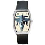 F-16 Fighting Falcon Barrel Style Metal Watch