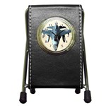 F-16 Fighting Falcon Pen Holder Desk Clock