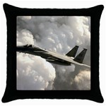 F-15E Strike Eagle 2 Throw Pillow Case (Black)