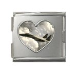 F-15E Strike Eagle 2 Mega Link Heart Italian Charm (18mm)