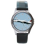 F-14D Tomcat Round Metal Watch