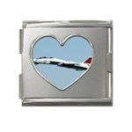 F-14D Tomcat Mega Link Heart Italian Charm (18mm)