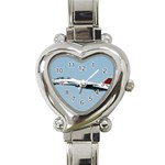 F-14D Tomcat Heart Italian Charm Watch