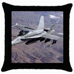 F-18 Hornet Throw Pillow Case (Black)