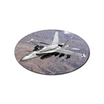 F-18 Hornet Sticker Oval (10 pack)