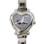 F-18 Hornet Heart Italian Charm Watch