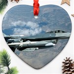 F-16C Fighting Falcon Ornament (Heart)