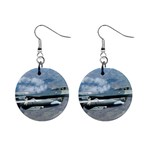 F-16C Fighting Falcon 1  Button Earrings