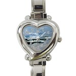 F-16C Fighting Falcon Heart Italian Charm Watch