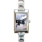 LOCKHEED MARTIN X-35, Joint Strike Fighter Rectangular Italian Charm Watch LOCKHEED MARTIN X-35, Joint Strike Fighter Rectangular Italian Charm Watch