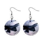 LOCKHEED MARTIN X-35, Joint Strike Fighter 1  Button Earrings